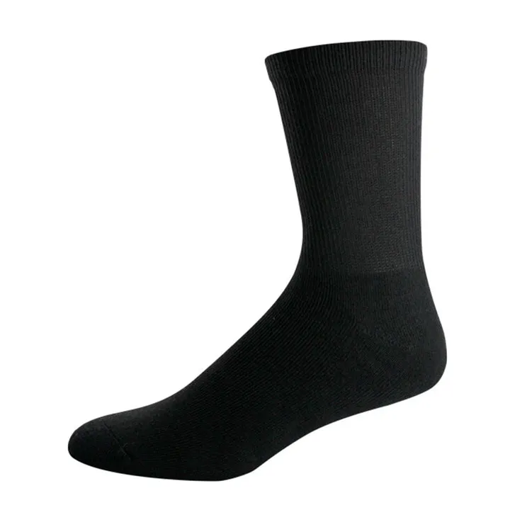 Sof Sole Comfort Casual Poly Blend Cushion Crew - Black