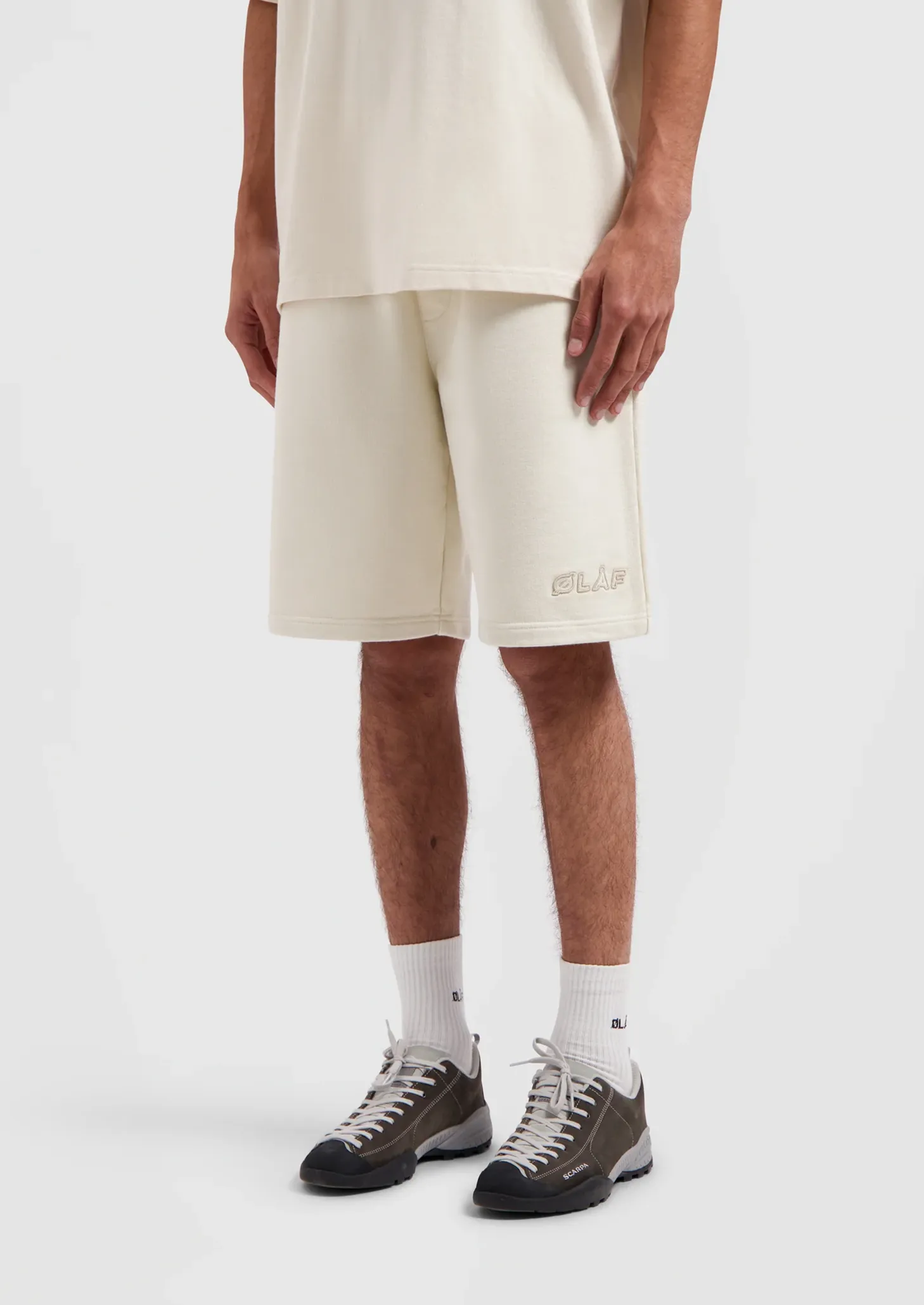 STUDIO SWEAT SHORT OFF WHITE