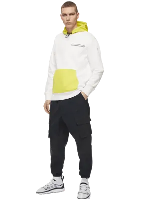 Sweat-shirt à capuche Moose Knuckles jaune fluo