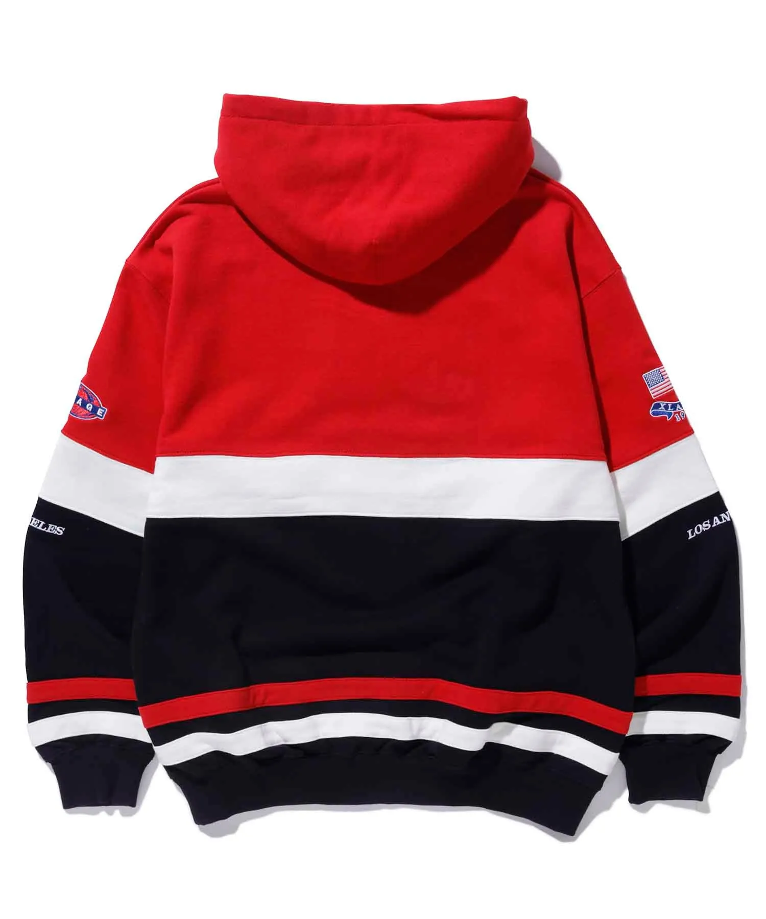 TEAM PANELED HOODED SWEAT