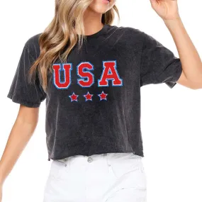 USA Patch Short Sleeve T-Shirt