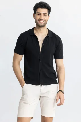 Wavy Streak Black Shirt